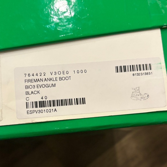 BOTTEGA Black Quilted Ankle Boots - Picture 6 of 6